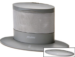 Speaker - Poly Planar Oval Slimline Pop-up - Graphite (#1141)