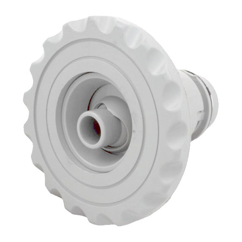 Jet Insert - 4" Poly Threaded Deluxe Roto Large face - White (#2106190)