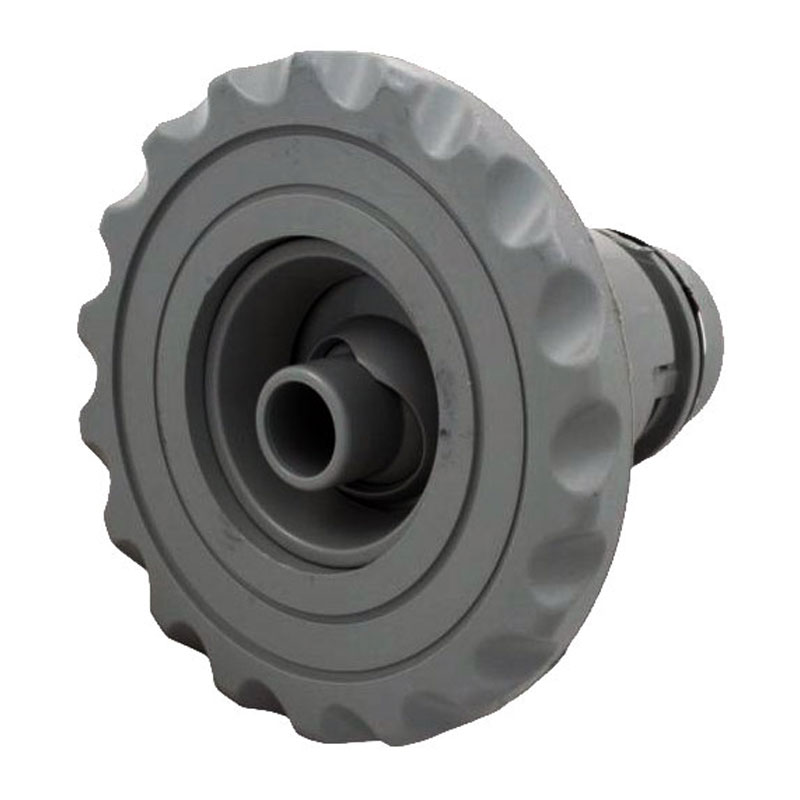 Jet Insert - 4" Poly Threaded Deluxe Roto - Large Face Gray (#2126197)