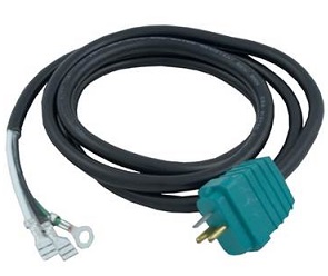 Cord - Male Mini J/J 3-wire for Accessory - Green (#6026) 