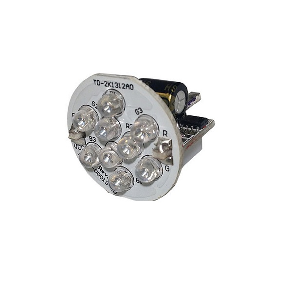 LED Light - J&J 9 LED Bulbs w/ 2 pin Bayonet plug (#7096A)