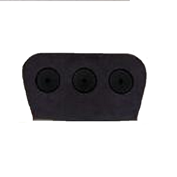 Filter Lid - Rubber Graphite w/ 3-Cup Holders (#7902)