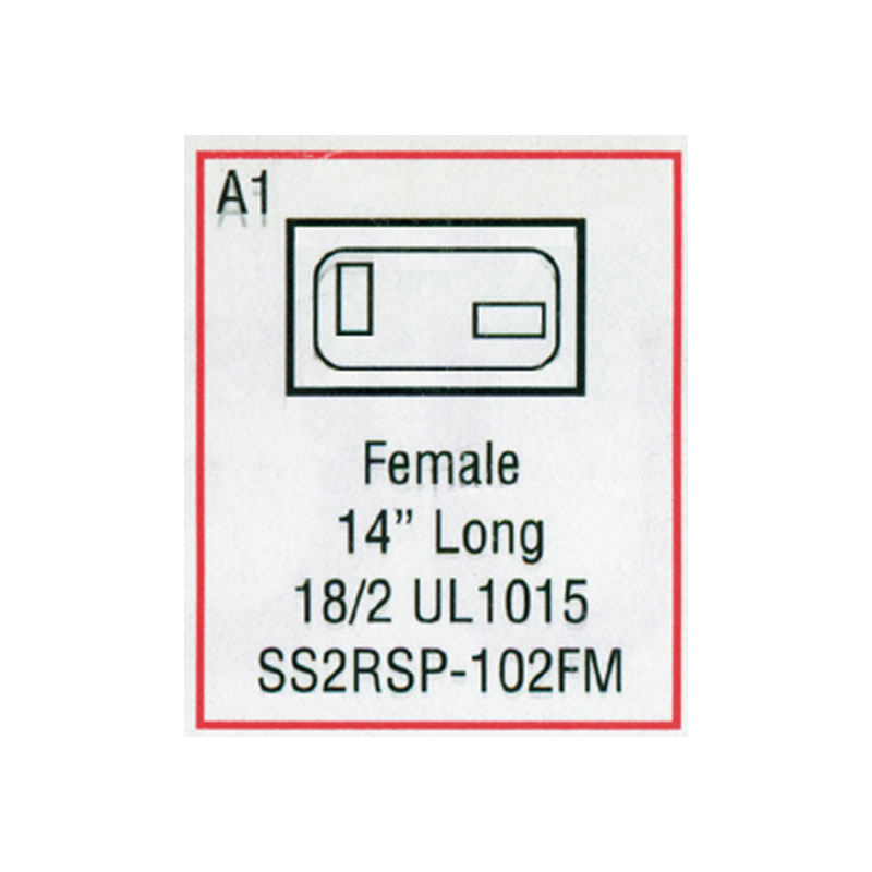 Receptacle - Female Mini J/J Light/Flow Meter (#SS2RSP102FM)