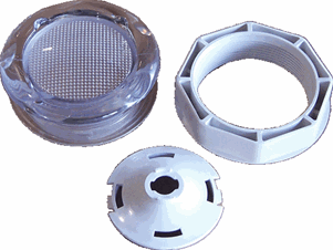 Light Kit Assembly - 5" Lens w/ Lock Nut, Gasket and Bulb Holder (#1219)