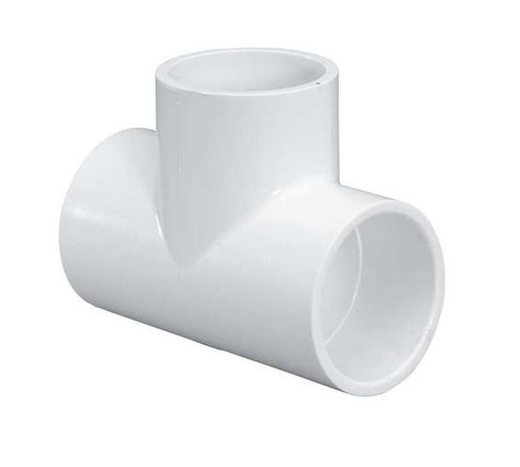 PVC Tee - 1.5" x 1.5" x 1.5" Slip Tee (#401015)